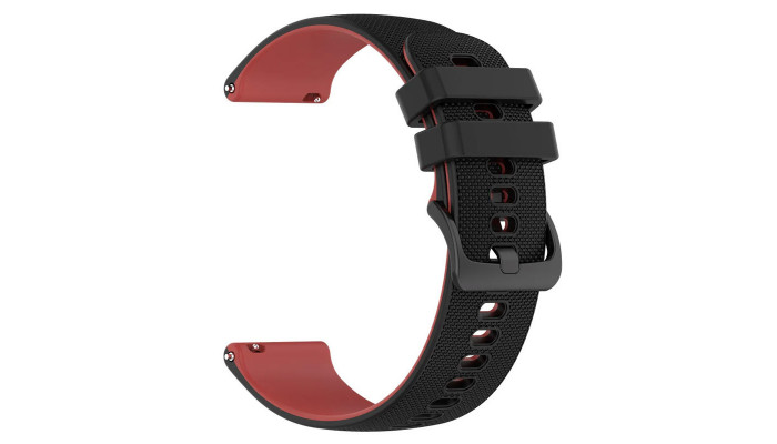 Ремешок Ribby для Smart Watch 20mm Black / Red - фото