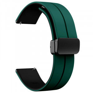 Силиконовый ремешок Classy для Smart Watch 20mm Green / Black