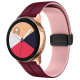 Силиконовый ремешок Classy для Smart Watch 20mm Plum / Pink - фото