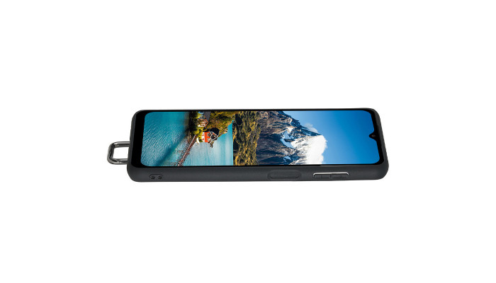 Кожаный чехол Wallet case and straps для Samsung Galaxy A14 4G/5G Черный / Black - фото