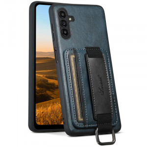 Шкіряний чохол Wallet case and straps для Samsung Galaxy A14 4G/5G Синій / Blue