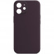 Чехол Silicone Case Full Camera Protective (AA) NO LOGO для Apple iPhone 12 (6.1") Фиолетовый / Elderberry