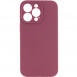 Чехол Silicone Case Full Camera Protective (AA) NO LOGO для Apple iPhone 13 Pro Max (6.7") Бордовый / Plum