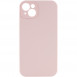 Чохол Silicone Case Full Camera Protective (AA) NO LOGO для Apple iPhone 13 (6.1") Рожевий / Pink Sand