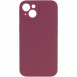 Чохол Silicone Case Full Camera Protective (AA) NO LOGO для Apple iPhone 14 (6.1") Бордовий / Plum