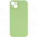 Чохол Silicone Case Full Camera Protective (AA) NO LOGO для Apple iPhone 15 (6.1") М'ятний / Mint