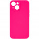 Чохол Silicone Case Full Camera Protective (AA) NO LOGO для Apple iPhone 15 (6.1") Рожевий / Barbie pink