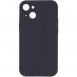 Чохол Silicone Case Full Camera Protective (AA) NO LOGO для Apple iPhone 15 Plus (6.7") Сірий / Dark Gray