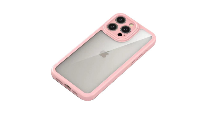 TPU чехол Transparent + Colour 1,5mm для Apple iPhone 12 Pro Max (6.7