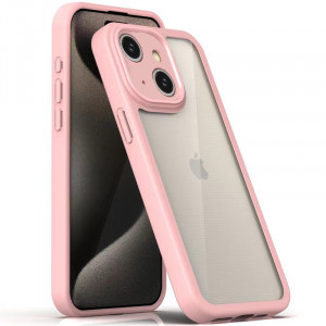 TPU чехол Transparent + Colour 1,5mm для Apple iPhone 13 (6.1