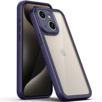 TPU чехол Transparent + Colour 1,5mm для Apple iPhone 14 (6.1