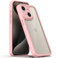 TPU чохол Transparent + Colour 1,5mm для Apple iPhone 15 (6.1