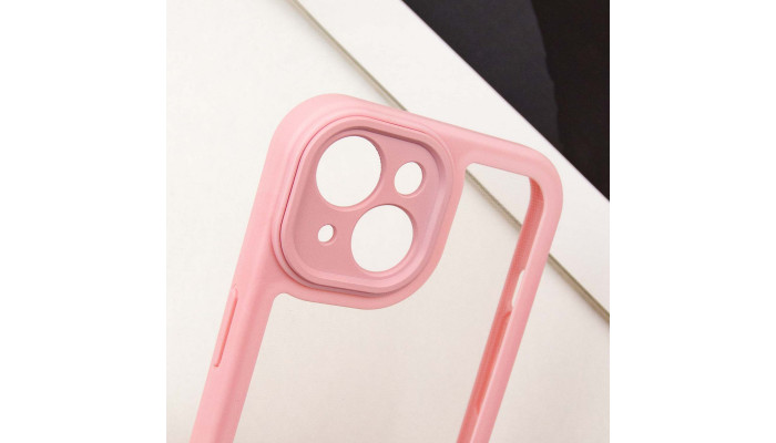 TPU чохол Transparent + Colour 1,5mm для Apple iPhone 15 (6.1