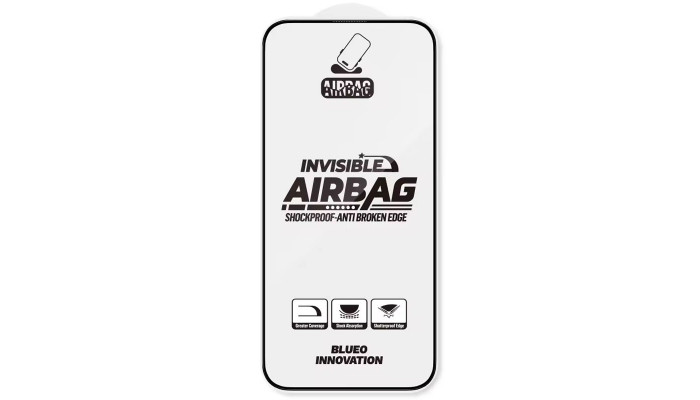 Защитное 3D стекло Blueo Invisible Airbag Anti-broken для Apple iPhone 14 Pro (6.1