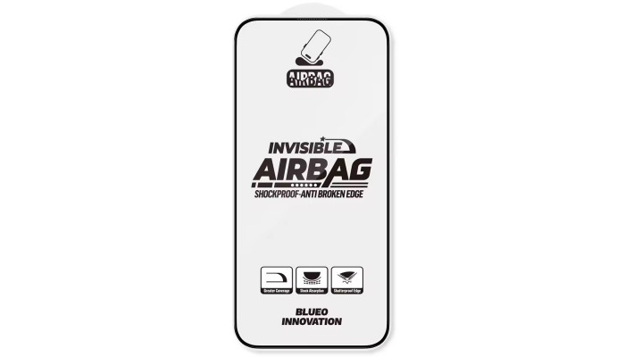 Защитное 3D стекло Blueo Invisible Airbag Anti-broken для Apple iPhone 16 Pro (6.3