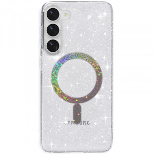 Чохол TPU Eclipse Sparkle (MagFit) для Samsung Galaxy S24 Clear