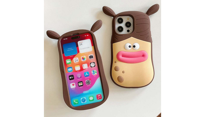 Силіконовий чохол Funny 3D для Apple iPhone 12 Pro / 12 (6.1