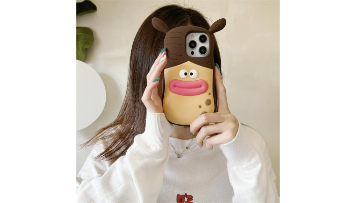 Силиконовый чехол Funny 3D для Apple iPhone 13 Pro (6.1