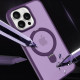 TPU+PC чехол Metal Buttons with MagSafe Colorful HQ Ring для Apple iPhone 14 Pro (6.1