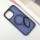 TPU+PC чехол Metal Buttons with MagSafe Colorful HQ Ring для Apple iPhone 14 / 13 (6.1