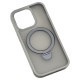 TPU+PC чехол Metal Buttons with MagSafe Colorful HQ Ring для Apple iPhone 15 (6.1