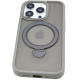 TPU+PC чехол Metal Buttons with MagSafe Colorful HQ Ring для Apple iPhone 15 Pro (6.1