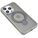 TPU+PC чохол Metal Buttons with MagSafe Colorful HQ Ring для Apple iPhone 15 Pro (6.1