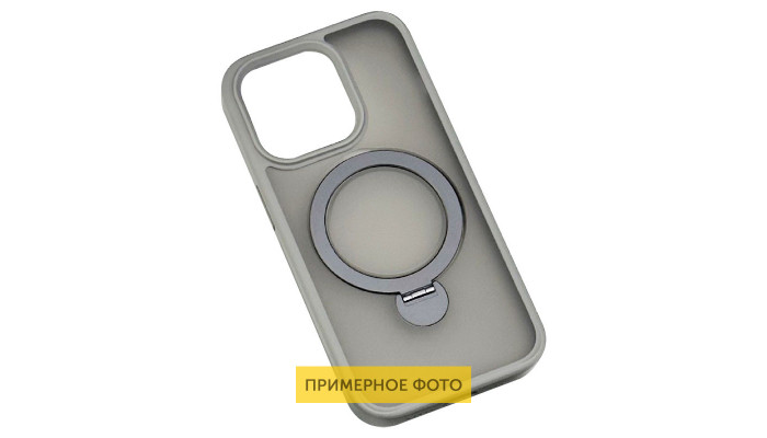 TPU+PC чехол Metal Buttons with MagSafe Colorful HQ Ring для Apple iPhone 16 (6.1