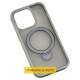 TPU+PC чехол Metal Buttons with MagSafe Colorful HQ Ring для Apple iPhone 16 (6.1