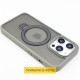 TPU+PC чохол Metal Buttons with MagSafe Colorful HQ Ring для Apple iPhone 16 (6.1