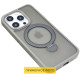 TPU+PC чехол Metal Buttons with MagSafe Colorful HQ Ring для Apple iPhone 16 (6.1