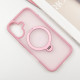 TPU+PC чохол Metal Buttons with MagSafe Colorful HQ Ring для Apple iPhone 16 (6.1