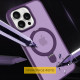 TPU+PC чехол Metal Buttons with MagSafe Colorful HQ Ring для Apple iPhone 16 (6.1