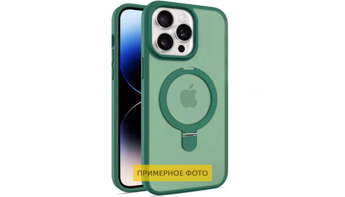 TPU+PC чехол Metal Buttons with MagSafe Colorful HQ Ring для Apple iPhone 16 Pro (6.3