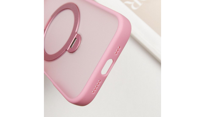 TPU+PC чохол Metal Buttons with MagSafe Colorful HQ Ring для Apple iPhone 16 Pro Max (6.9