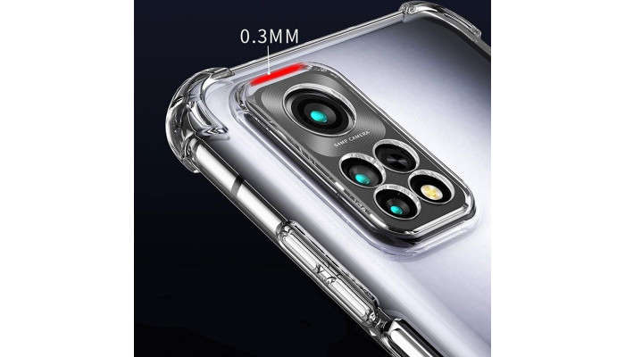 TPU чехол GETMAN Ease logo усиленные углы Full Camera для Xiaomi Mi 10T / Mi 10T Pro Бесцветный (прозрачный) - фото