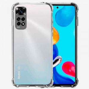 TPU чохол GETMAN Ease logo посилені кути Full Camera для Xiaomi Redmi Note 11 (Global) / Note 11S Безбарвний (прозорий)