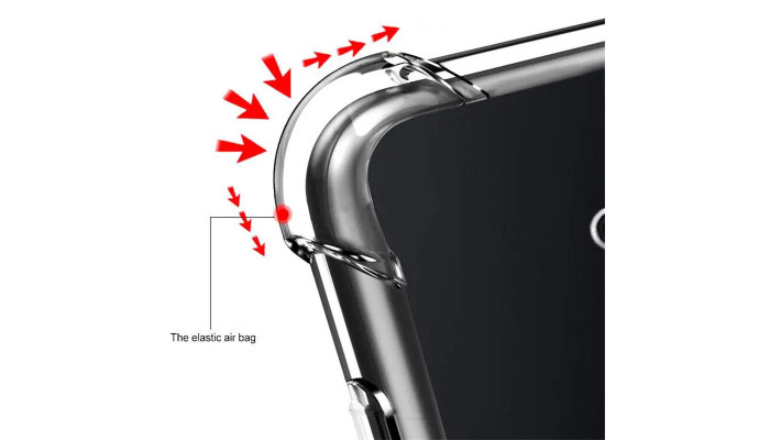 TPU чехол GETMAN Ease logo усиленные углы Full Camera для Xiaomi Redmi Note 11 (Global) / Note 11S Бесцветный (прозрачный) - фото