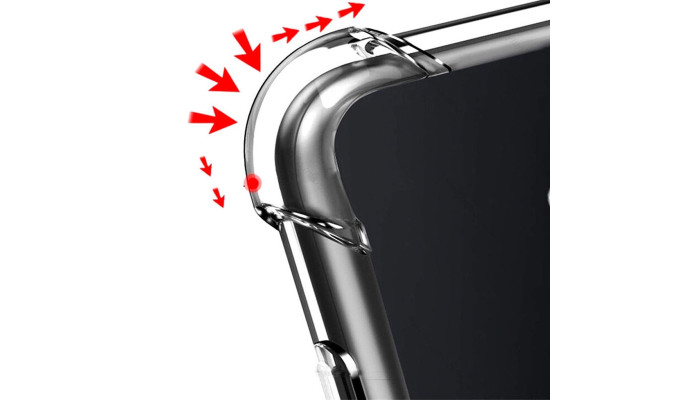 TPU чохол GETMAN Ease logo посилені кути Full Camera для Samsung Galaxy A73 5G Безбарвний (прозорий) - фото