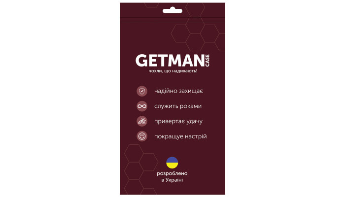 TPU чохол GETMAN Ease logo посилені кути Full Camera для Xiaomi Poco M5 Безбарвний (прозорий) - фото