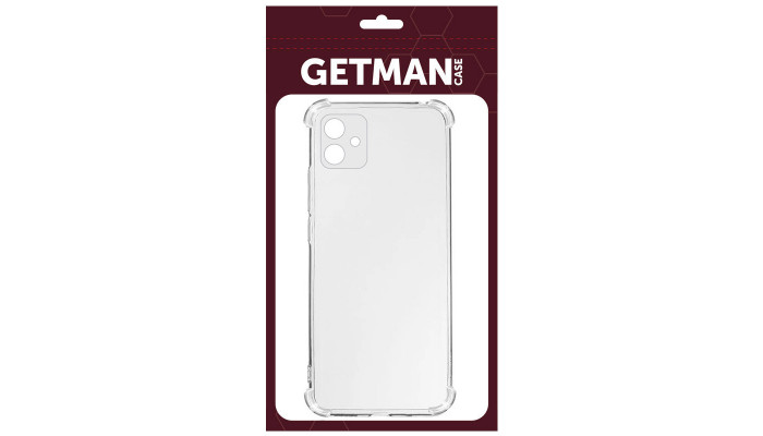 TPU чохол GETMAN Ease logo посилені кути Full Camera для Samsung Galaxy A04 Безбарвний (прозорий) - фото