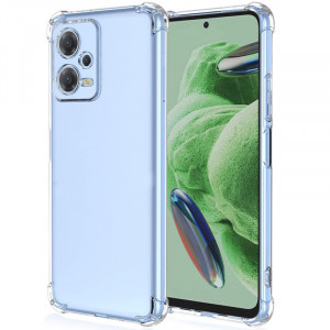 TPU чехол GETMAN Ease logo усиленные углы Full Camera для Xiaomi Poco X5 5G / Redmi Note 12 5G Бесцветный (прозрачный)