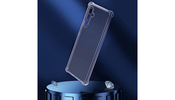 TPU чохол GETMAN Ease logo посилені кути Full Camera для Samsung Galaxy A34 5G Безбарвний (прозорий) - фото