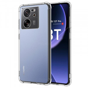 TPU чохол GETMAN Ease logo посилені кути Full Camera для Xiaomi 13T / 13T Pro Безбарвний (прозорий)