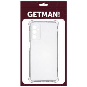 TPU чехол GETMAN Ease logo усиленные углы Full Camera для Samsung Galaxy A15 4G/5G / M15 5G Бесцветный (прозрачный)