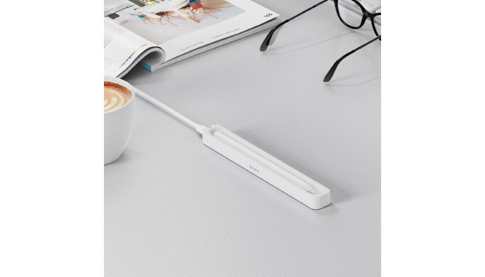 Кейс для зарядки стилуса Baseus Smooth Writing Wireless Stylus Charging Case (SXBC030002) White - фото