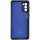 Чехол Silicone Cover Lakshmi Full Camera (AAA) with Logo для Samsung Galaxy S20 FE Темно-синий / Midnight blue - фото