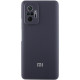 Чехол Silicone Cover Lakshmi Full Camera (AAA) with Logo для Xiaomi Redmi Note 10 Pro / 10 Pro Max Серый / Dark Gray - фото