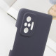 Чехол Silicone Cover Lakshmi Full Camera (AAA) with Logo для Xiaomi Redmi Note 10 Pro / 10 Pro Max Серый / Dark Gray - фото