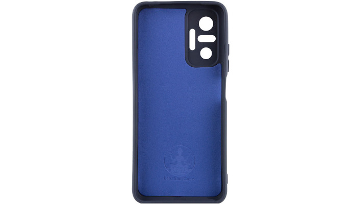 Чехол Silicone Cover Lakshmi Full Camera (AAA) with Logo для Xiaomi Redmi Note 10 Pro / 10 Pro Max Темно-синий / Midnight blue - фото